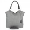 Torebka Damska Shopper Bag XL firmy Hernan Jasno Szara